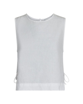 Neo Noir - SVETLANA LINEN TOP WHITE